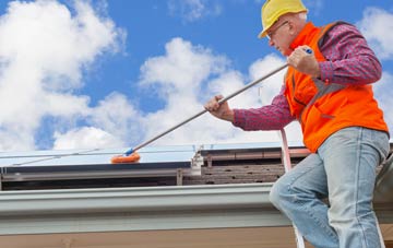 Denside soft wash roof cleaning